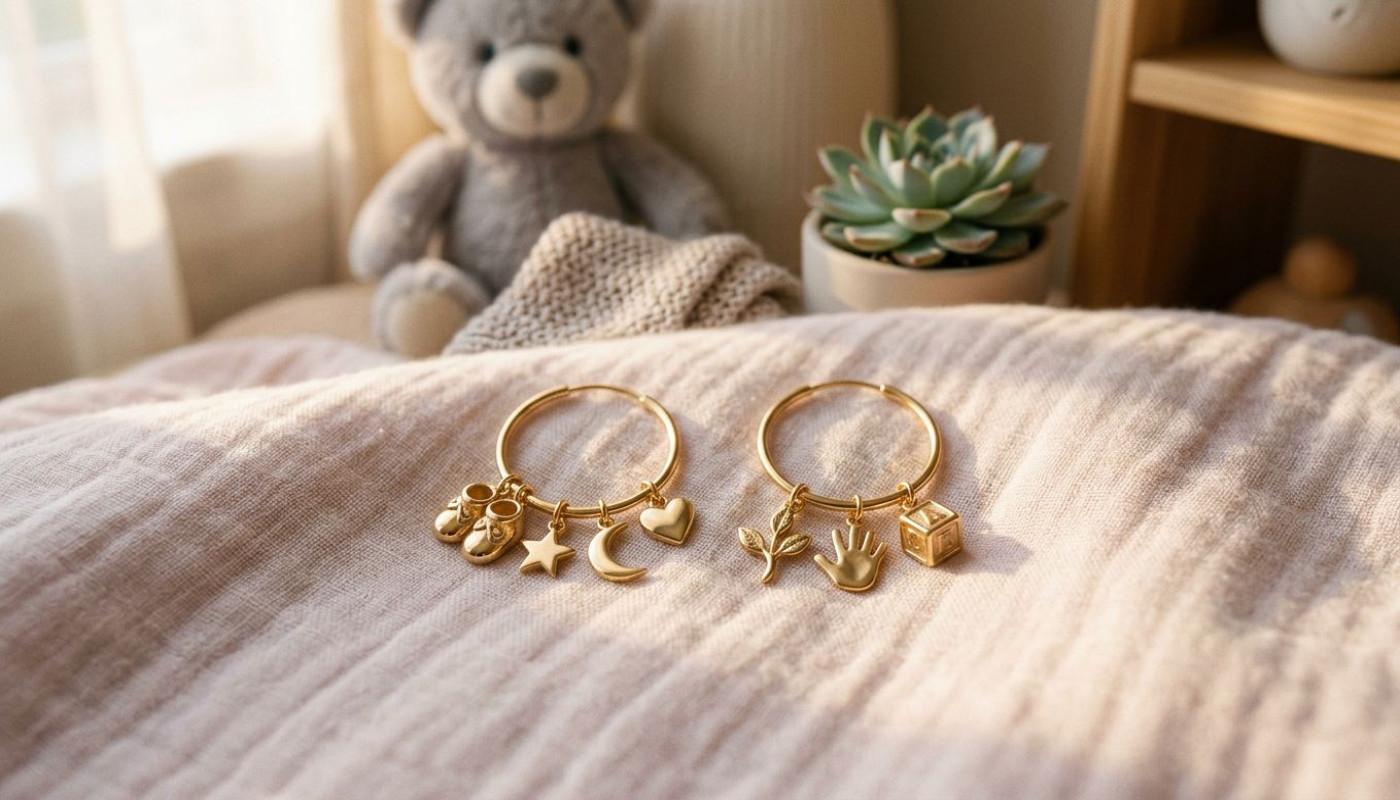 Cómo los pendientes personalizables celebran los hitos del embarazo